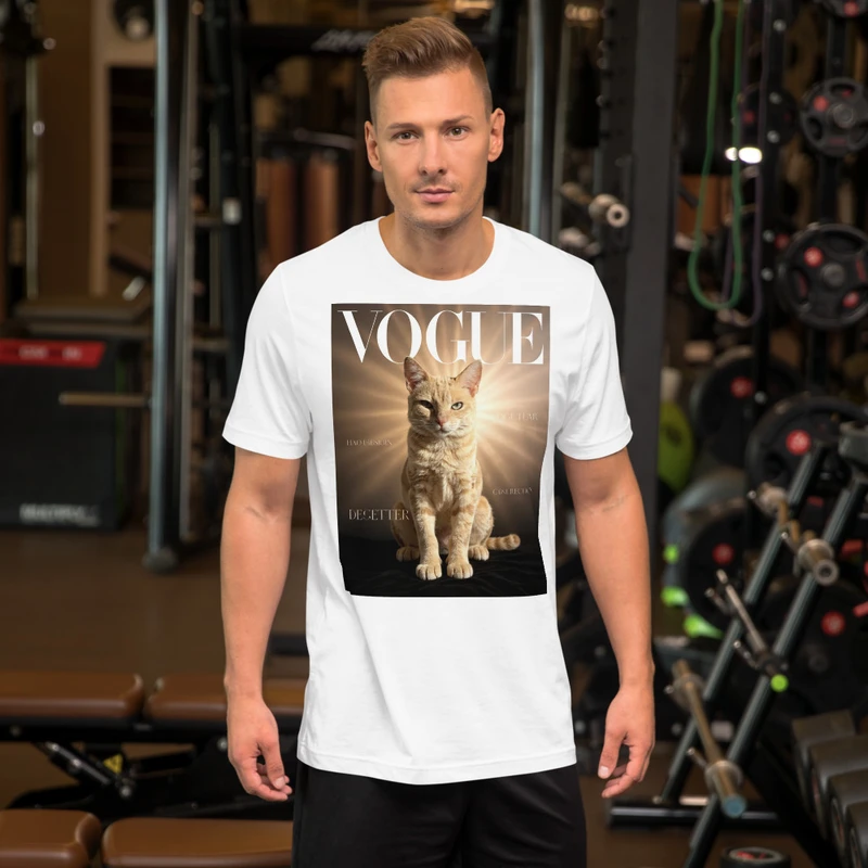 Magazine Cover on a t-shirt