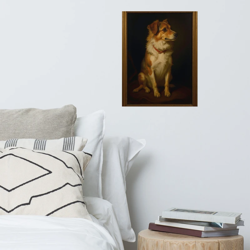 Renaissance Portrait on a framed poster