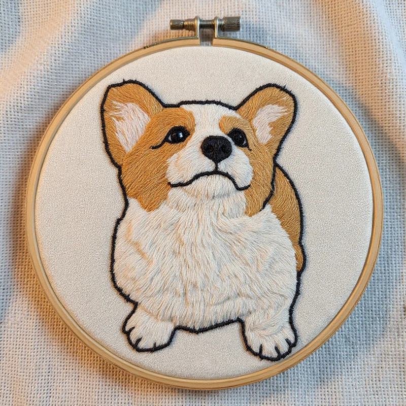 Embroidery Hoop style example