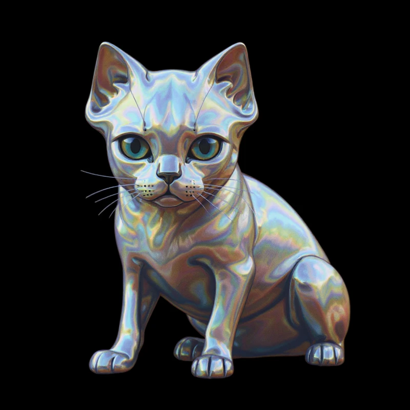 Holographic Chrome style example