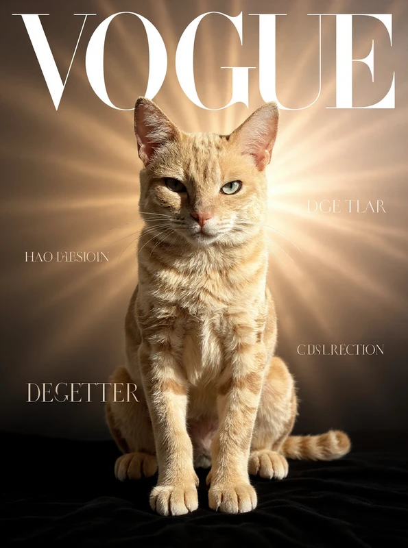 Magazine Cover AI art example