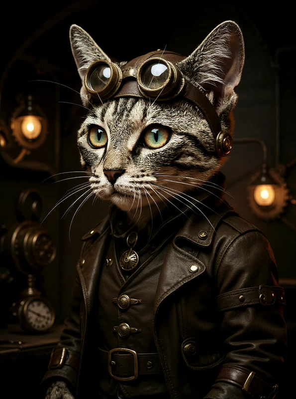 Steampunk Explorer style example