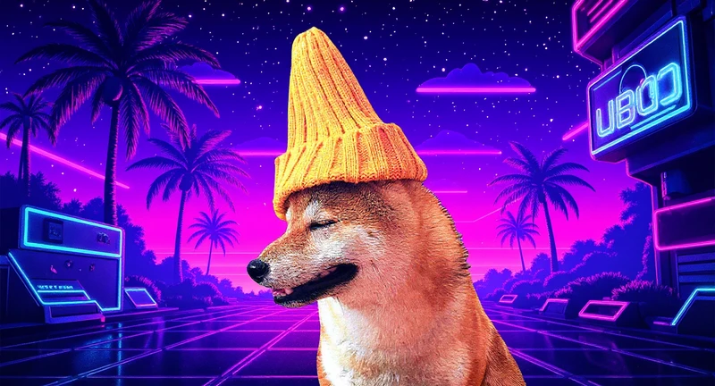 Synthwave Retro style example