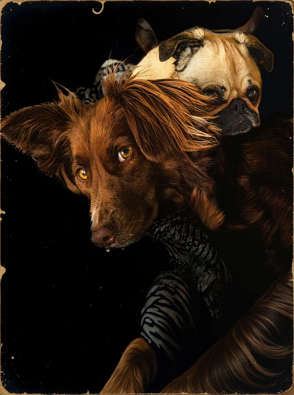 Velvet Painting style example